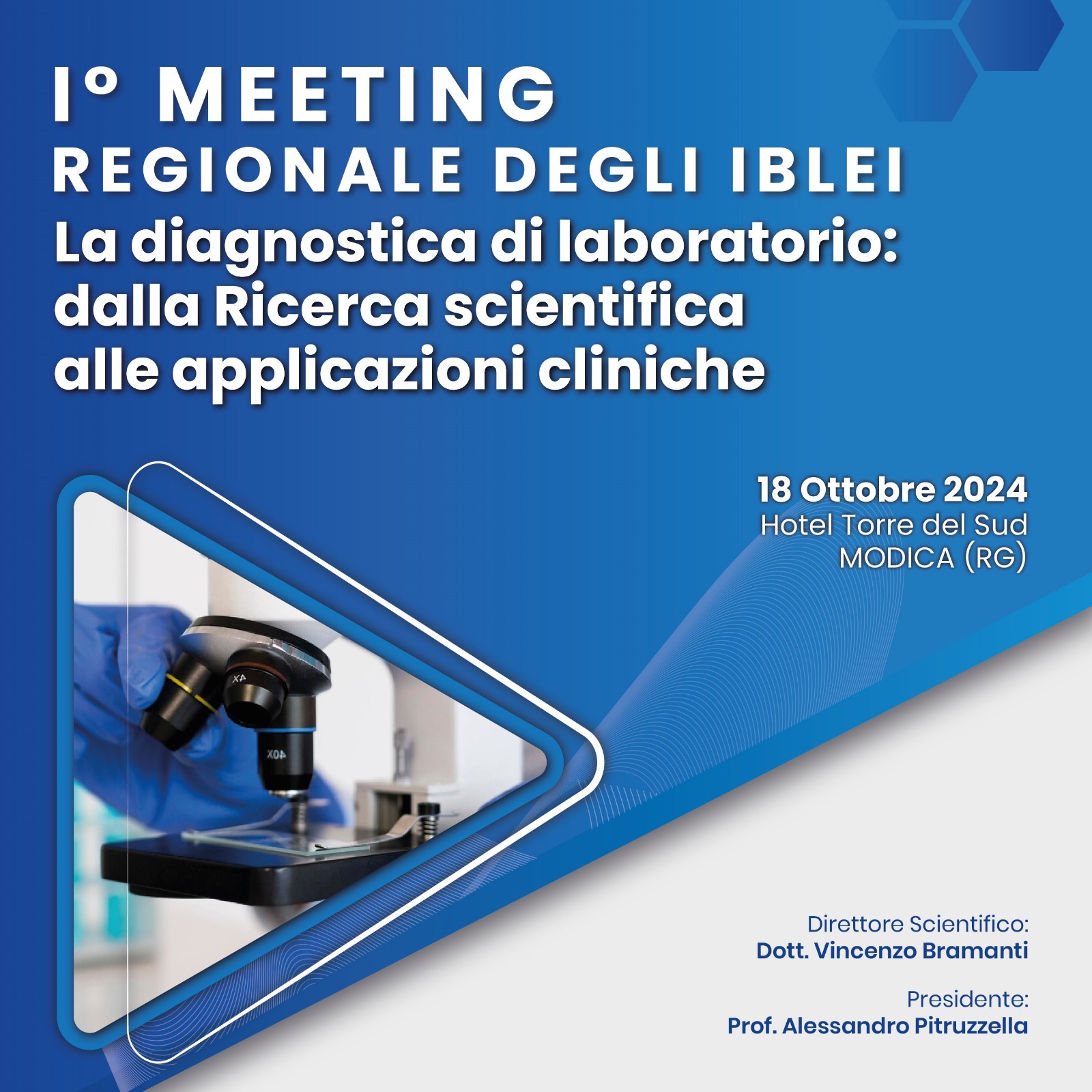 A Modica il primo Meeting degli Iblei sulla Diagnostica di Laboratorio