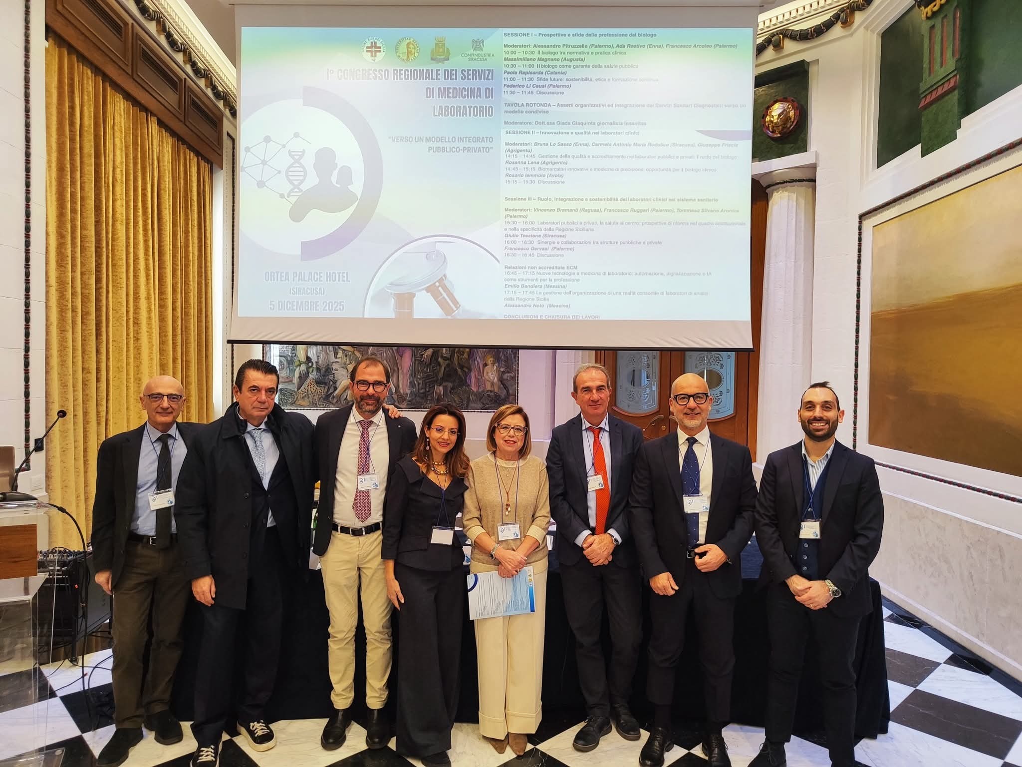 A Siracusa il I° Congresso Regionale dei Servizi di Medicina di Laboratorio: Una giornata di confronto tra professionisti su modelli organizzativi, innovazione e ruolo del biologo
